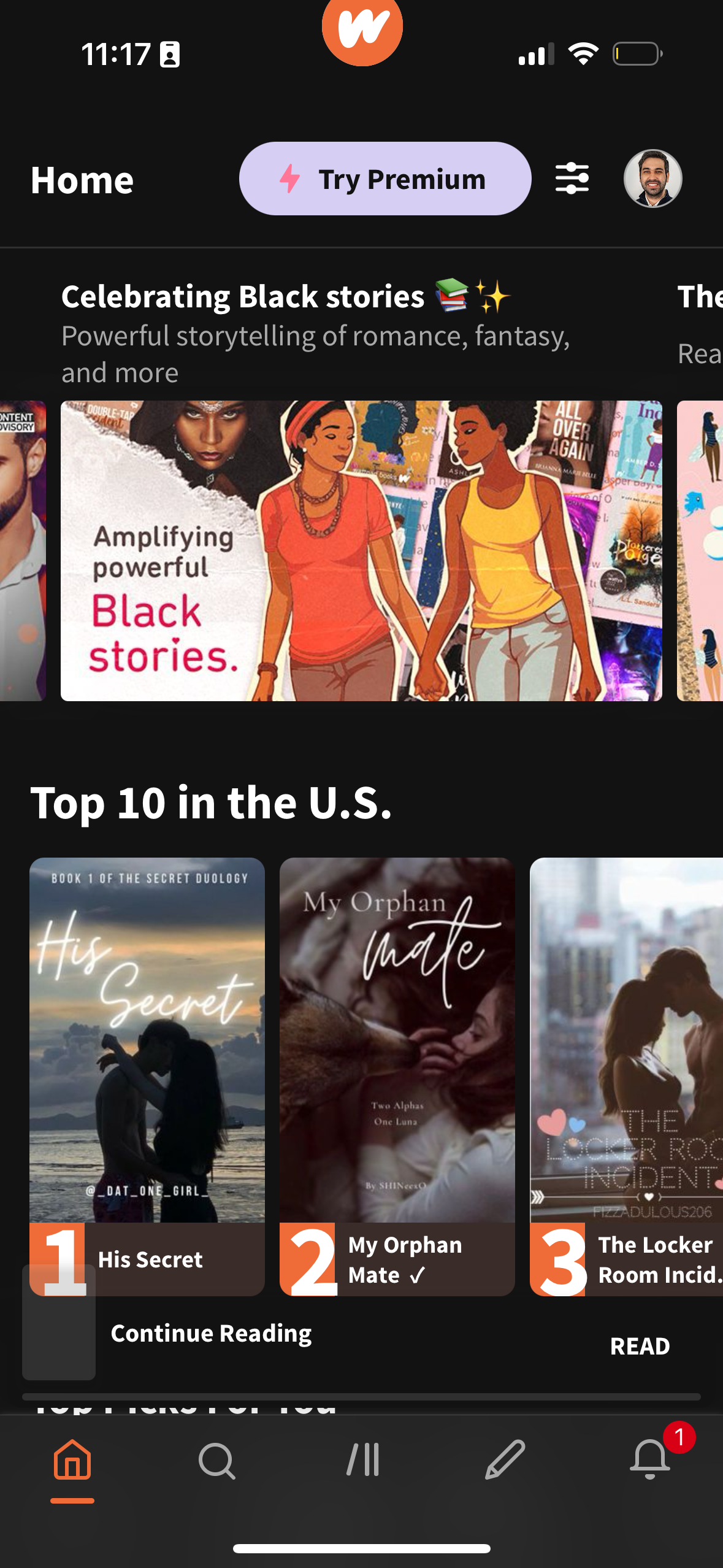 wattpad app screenshot 4